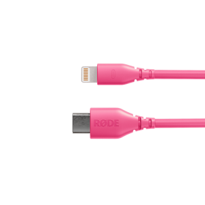 RØDE SC21-P USB-C - Lightning átalakító kábel, 0.3m, rózsaszín-2