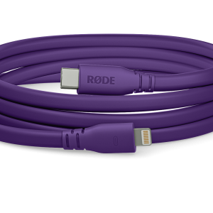 RØDE SC19-PU  USB-C - Lightning átalakító kábel, 1.5m, lila