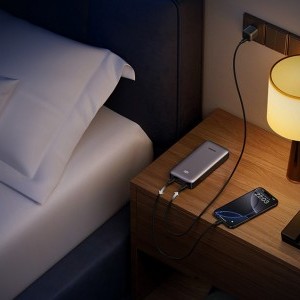 Powerbank 20000mAh Ugreen PB532, USB 2x USB-C, 30W (szürke)-4