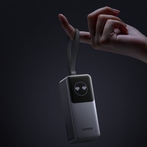 Powerbank 20000mAh Ugreen PB723, USB 2x USB-C, 130W (szürke)-3