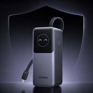 Powerbank 20000mAh Ugreen PB723, USB 2x USB-C, 130W (szürke)-6
