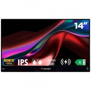 Hordozható Érintőképernyős Monitor Verbatim LIGHT 14