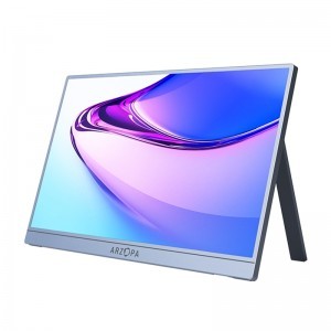 Hordozható monitor Arzopa A1S 14,0 (ezüstszürke)-1