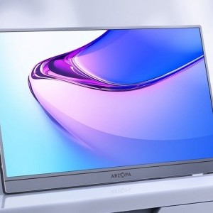 Hordozható monitor Arzopa A1S 14,0 (ezüstszürke)-2