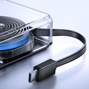 Joyroom JR-PR1 10000mAh 22.5W Powerbank with Built-in Retractable USB-C Cable - Black-12