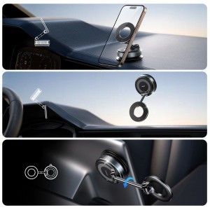 Joyroom JR-ZS501 Mágneses autós tartó Műszerfalra MagSafe kompatibilis - Sötétszürke-3