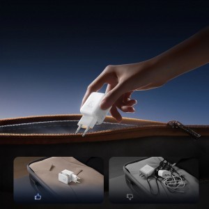 Joyroom JR-TCL05 45W GaN hálózati töltő kábelrendezővel - Fehér-5