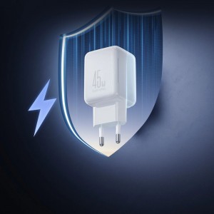 Joyroom JR-TCL05 45W GaN hálózati töltő kábelrendezővel - Fehér-1