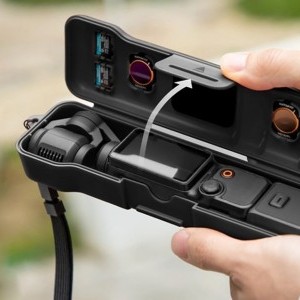 Sunnylife védőtáska szíjjal az Osmo Pocket 3-hoz (fekete)-2