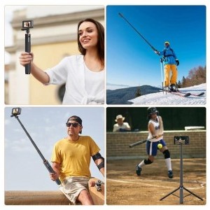 Puluz tripod sportkamerákhoz (1,4m)-3