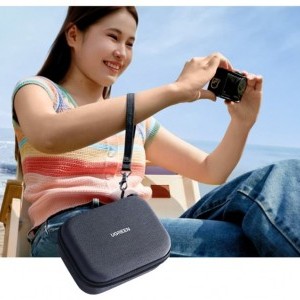 Ugreen LP913 tartozék és kameratáska DJI Osmo Action 5 Pro / 4 / 3 (fekete)-5