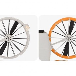 Sunnylife Átfogó Légcsavarvédő DJI Fliphez (narancssárga)-2