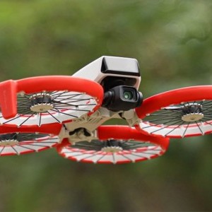 Sunnylife körkörös légcsavarvédő DJI Fliphez (piros)-1