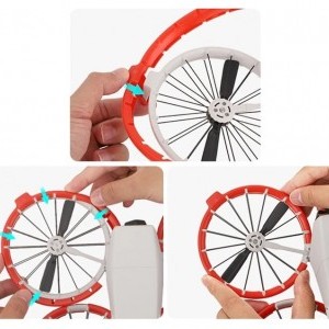 Sunnylife körkörös légcsavarvédő DJI Fliphez (piros)-2