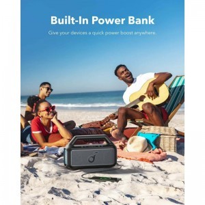 Bluetooth Hangszóró Anker SoundCore Boom 2, 80W, TWS, RGB, Vízálló, Fekete A3138011-4