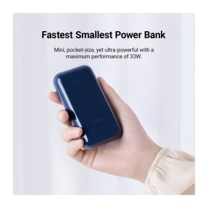 Powerbank Xiaomi Pocket Edition Pro, 10000mAh, 33W, QC + PD, Éjféli Kék BHR5785GL-4