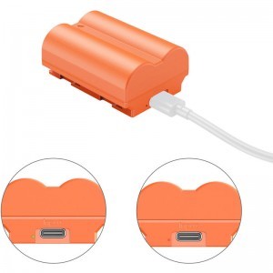 Smallrig NP-W235 USB-C Rechargeable Camera Battery Orange-4