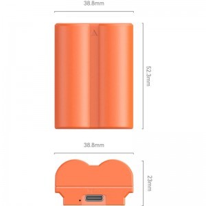 Smallrig NP-W235 USB-C Rechargeable Camera Battery Orange-5