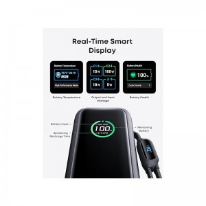 Powerbank Anker, 25000mAh, 165W, QC + PD, Szürke A1695H11-3