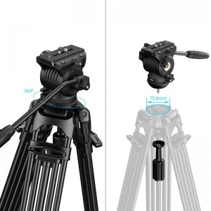 Smallrig 5442 FSD14 Freespeed Heavy-Duty Aluminium Alloy Tripod-3