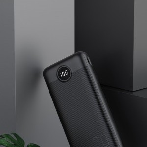 VEGER powerbank 20 000 mAh PD QC3.0 2A 20W L20S (VP2039PD / W2039PD) fekete-24