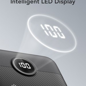 VEGER powerbank 20 000 mAh PD QC3.0 2A 20W L20S (VP2039PD / W2039PD) fekete-8