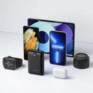 VEGER powerbank 20 000 mAh PD QC3.0 2A 22,5W S20 (W2053) fekete-21