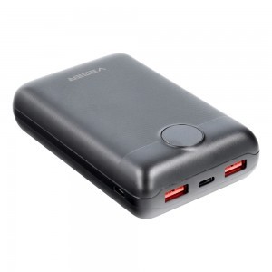VEGER powerbank 20 000 mAh PD QC3.0 2A 22,5W S20 (W2053) fekete-29