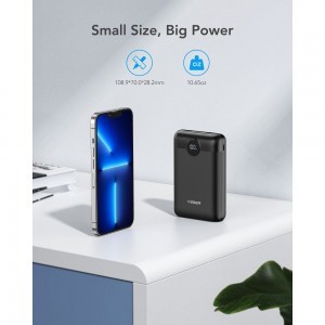 VEGER powerbank 20 000 mAh PD QC3.0 2A 22,5W S20 (W2053) fekete-9