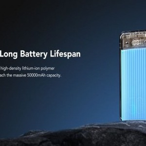 VEGER powerbank 50 000 mAh PD QC3.0 5A 22,5W Tank Lite (W5001) fekete-22