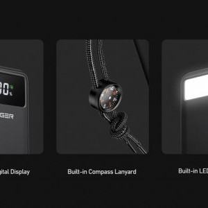 VEGER powerbank 50 000 mAh PD QC3.0 5A 22,5W Tank Lite (W5001) fekete-2