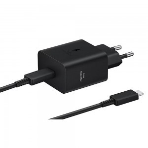 Samsung EP-T4511XBEGEU 45W 4.05A 1x USB-C fali töltő - fekete + USB-C kábel