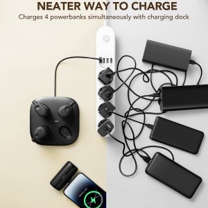 VEGER powerbank Pogo szett 4 x 5000 mAh fekete-2