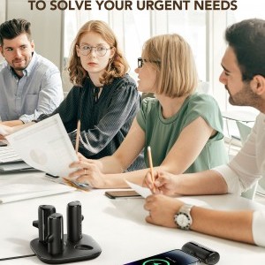 VEGER powerbank Pogo szett 4 x 5000 mAh fekete-1