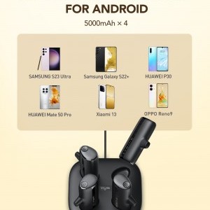 VEGER powerbank Pogo szett 4 x 5000 mAh fekete-12