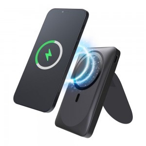 FORCELL F-ENERGY F10K2 MagStand powerbank MagSafe PD QC3.0 5A 20W 10 000mAh fekete-7