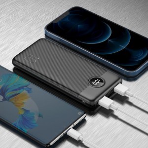 Powerbank Veger L10S (W1105PD) 10000mAh 20W 2A PD QC3.0 - fekete-3