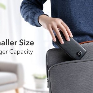 Powerbank Veger L10S (W1105PD) 10000mAh 20W 2A PD QC3.0 - fekete-1