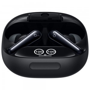 Wireless Earbuds SoundCore Liberty 4 Pro NC (A3954GF1) - Bluetooth 5.3, ANC, Hi-Res Hang, LDAC, TWS - Fényes Fekete Anker-2