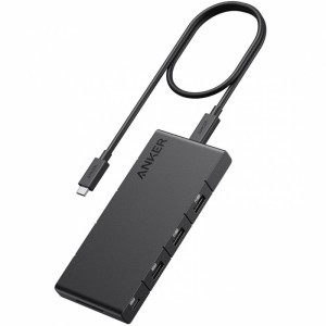 USB-C Hub Anker, 1 x USB-A 3.0 - 2 x USB-A - 3 x USB-C - 2 x HDMI - 1 x RJ45 - 1 x SD, Fekete A83A2G11