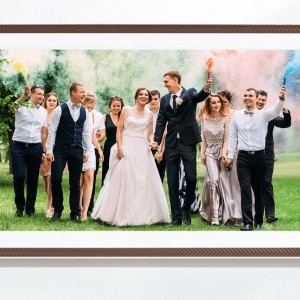 Arzopa D156 digitális képkeret (sötétbarna) 15,6