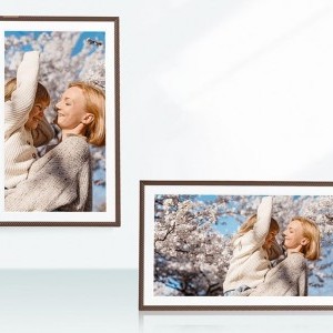 Arzopa D156 digitális képkeret (sötétbarna) 15,6