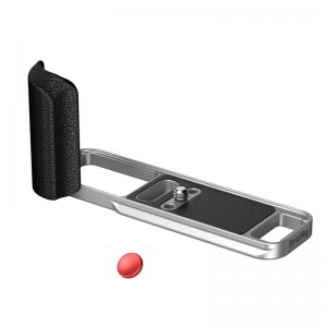 Smallrig 5447 L-Shaped Mount Plate with Silicone Handle for Fujifilm X-E5 Silver-3