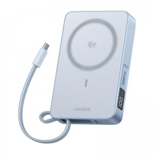 Ugreen MagFlow PB773 Magsafe powerbank 10000mAh, Qi2 25W (Szürke)