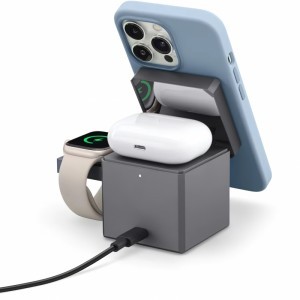 Anker 3 az 1-ben Cube vezeték nélküli töltő, 15W, 1.67A, fekete Y1811G11-2