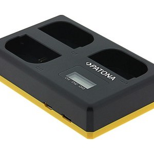 Patona Canon LP-E6 Tripla USB töltő (5D/60D/6D/7D/70D)-1