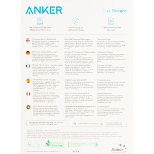 Powerbank Anker Nano, 10000mAh, 30W, QC + PD, Fekete A1259G11-6