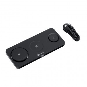 FORCELL F-ENERGY MagNetix 3 az 1-ben Qi2 20,5W vezeték nélküli töltő MagSafe kompatibilis fekete-3