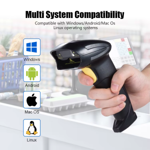 Vezeték nélküli 2D USB, vezeték nélküli vonalkódolvasó, QR kód olvasó YHD-8200DB-3