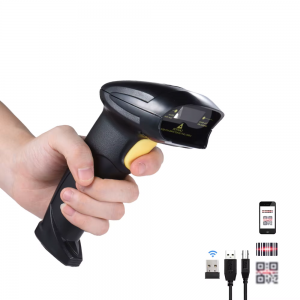 Vezeték nélküli 2D USB, vezeték nélküli vonalkódolvasó, QR kód olvasó YHD-8200DB